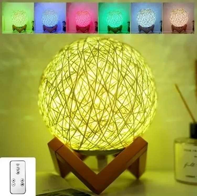3D Moon LED Night Lamp
