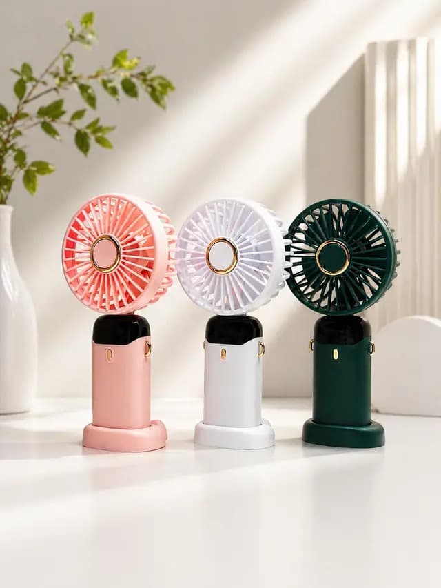 Handheld LED Digital Display Fan N15 Folding Fan C grade F0410